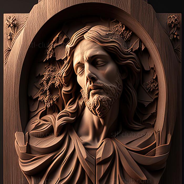 3D model st jesus (STL)